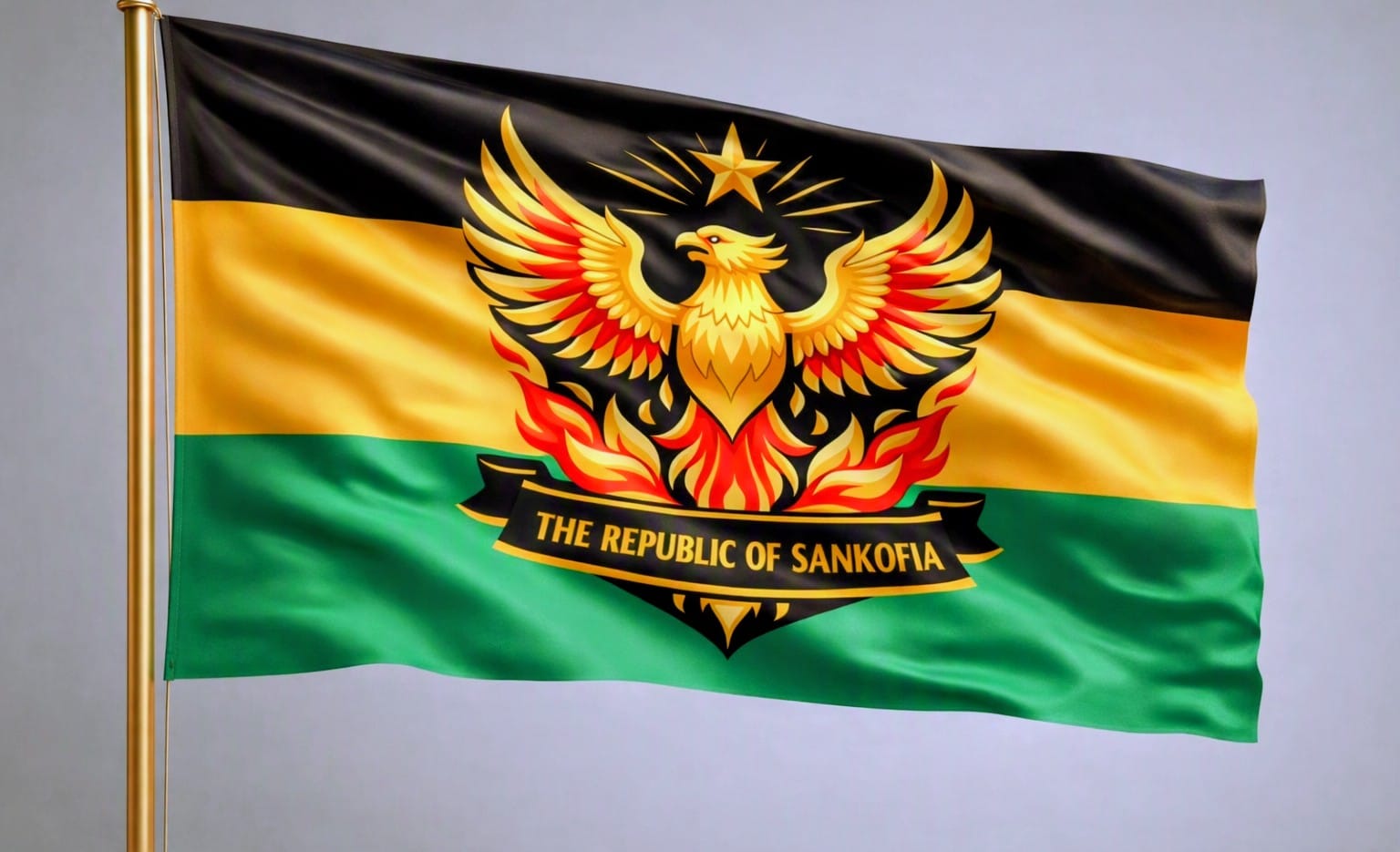 Flag of the Republic of Sankofia